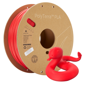 פילמנט אדום 1 ק"ג, 1.75 מ"מ - POLYTERRA PLA LAVA RED