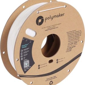 פילמנט גמיש שחור 750 גרם 1.75 מ"מ- POLYFLEX TPU 90A WHITE