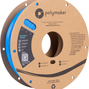 פילמנט גמיש כחול 750 גרם 1.75 מ"מ- POLYFLEX TPU 95A Blue