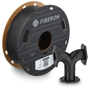 ניילון 12 סיבי פחמן 500 גרם קוטר 1.75 מ"מ- Fiberon PA12-CF10 Black 500 gr (PolyMide PA12-CF)
