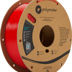 פילמנט אדום 1 ק"ג 1.75 מ"מ- POLYLITE PETG RED