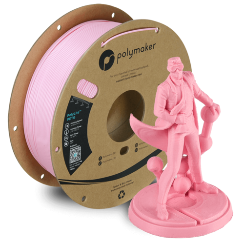 פילמנט ורוד 1 ק"ג 1.75 מ"מ - PolyLite PETG Pink