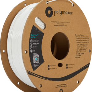 פילמנט לבן 1 ק"ג 1.75 מ"מ - POLYLITE PETG WHITE
