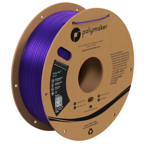 פילמנט משי סגול 1 ק"ג 1.75 מ"מ- Polylite PLA Silk PURPLE