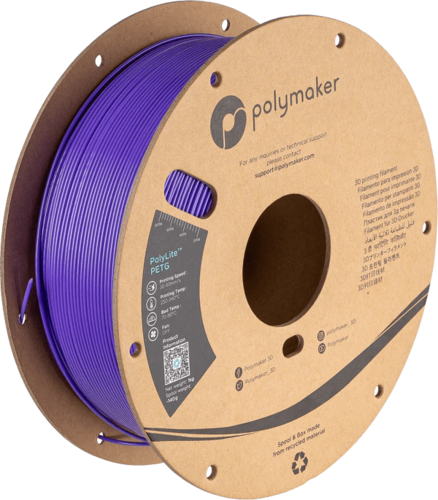 פילמנט סגול 1 ק"ג 1.75 מ"מ - POLYLITE PETG Purple